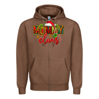 Chestnut christmas mommy claus Zipper Hoodie - FaDigitalArtStudio