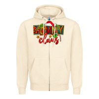 Sandshell christmas mommy claus Zipper Hoodie - FaDigitalArtStudio