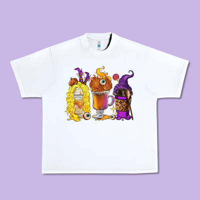 Halloween Hocus Pocus Coffee Cups Urban Heavy Tee Designed By Ranaportraitstore