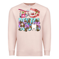 Pale Pink dental squad Premium Sweatshirt - AdoDesignShop
