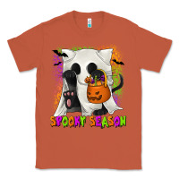 Copper Spooky Season Ghost Cat Classic Tee - texasbilliewilder