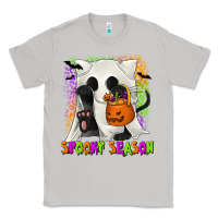 Moon Dust Spooky Season Ghost Cat Classic Tee - texasbilliewilder