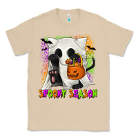 Mushroom Spooky Season Ghost Cat Classic Tee - texasbilliewilder