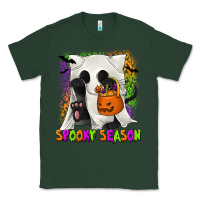 Sports Green Spooky Season Ghost Cat Classic Tee - texasbilliewilder