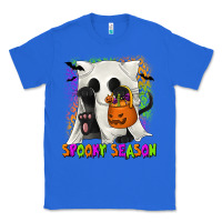 True Royal Spooky Season Ghost Cat Classic Tee - texasbilliewilder