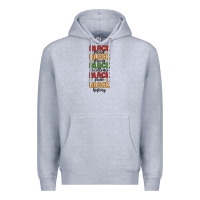 Heather Grey black history Premium Hoodie - MaliasSmallBusiness