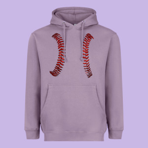 Ball Stitch Heavyweight Hoodie Designed By Adodesignshop