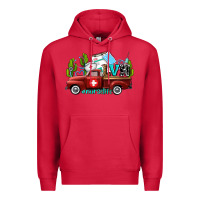 Cardinal lvn nurse truck with cactus and sunflowers Premium Hoodie - AdoDesignShop