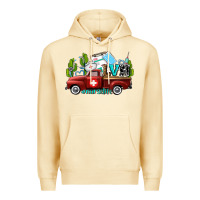 Pina Colada lvn nurse truck with cactus and sunflowers Premium Hoodie - AdoDesignShop