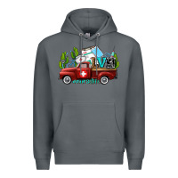 Rock lvn nurse truck with cactus and sunflowers Premium Hoodie - AdoDesignShop