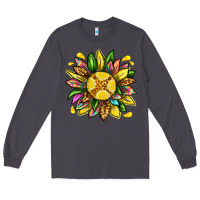 Smoke lemon sunflower Long Sleeve Tee - texasbilliewilder