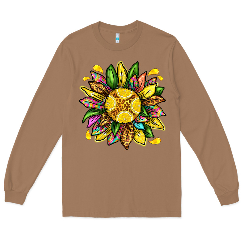 Lemon Sunflower Long Sleeve Tee by texasbilliewilder | Teevron