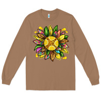 Toasted Coconut lemon sunflower Long Sleeve Tee - texasbilliewilder