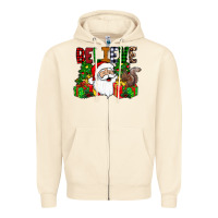 Sandshell believe Zipper Hoodie - CowhideDigitalArt