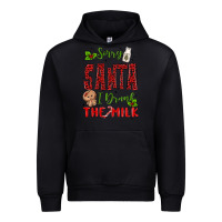 Black sorry santa ı drank the milk Urban Hoodie - MaliasSmallBusiness