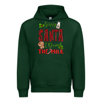 Forest Green sorry santa ı drank the milk Urban Hoodie - MaliasSmallBusiness