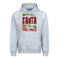 Heather Grey sorry santa ı drank the milk Urban Hoodie - MaliasSmallBusiness