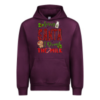 Mauve Wine sorry santa ı drank the milk Urban Hoodie - MaliasSmallBusiness