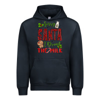 Navy sorry santa ı drank the milk Urban Hoodie - MaliasSmallBusiness