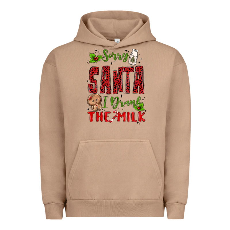 Sorry Santa ı Drank The Milk Urban Hoodie by MaliasSmallBusiness | Teevron