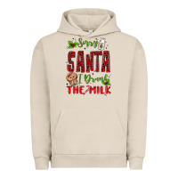 Pigment French Oak sorry santa ı drank the milk Urban Hoodie - MaliasSmallBusiness