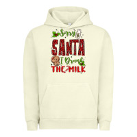 Pigment Pistachio sorry santa ı drank the milk Urban Hoodie - MaliasSmallBusiness