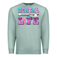 Seafoam dental life with teeth Premium Sweatshirt - AdoDesignShop
