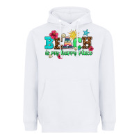 White beach is my happy place Heavyweight Hoodie - AdoDesignShop
