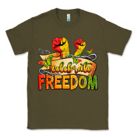 Army Green celebrate freedom Classic Tee - Zillion Design Studio