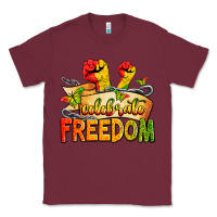 Burgundy celebrate freedom Classic Tee - Zillion Design Studio