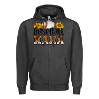 Charcoal Heather baseball nana Zipper Hoodie - HRA Design Shop