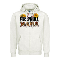 Baseball Nana Zipper Hoodie | Teevron
