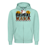 Seafoam baseball nana Zipper Hoodie - HRA Design Shop
