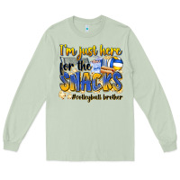 Matcha i'm just here for the snacks #volleyball brother Long Sleeve Tee - Zillion Design Studio