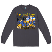 Smoke i'm just here for the snacks #volleyball brother Long Sleeve Tee - Zillion Design Studio