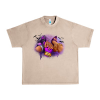 Halloween Sneaker And Heel Afro Woman Urban Heavy Tee | Teevron