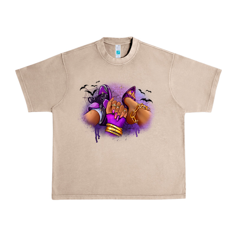 Halloween Sneaker And Heel Afro Woman Urban Heavy Tee by RanaPortraitStore | Teevron