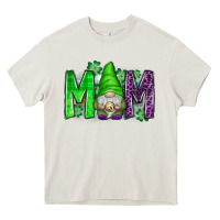 Cream st patricks day mom gnome Heavy Core Tee - CowhideDigitalArt