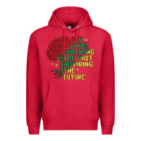 Cardinal black history honoring the past inspiring the futu Premium Hoodie - MaliasSmallBusiness