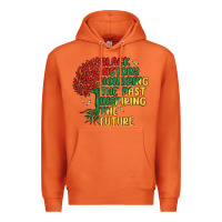 Carrot black history honoring the past inspiring the futu Premium Hoodie - MaliasSmallBusiness