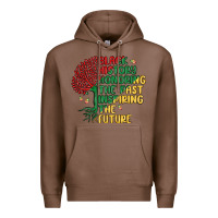 Chestnut black history honoring the past inspiring the futu Premium Hoodie - MaliasSmallBusiness