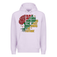 Lilac black history honoring the past inspiring the futu Premium Hoodie - MaliasSmallBusiness