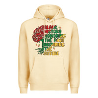 Pina Colada black history honoring the past inspiring the futu Premium Hoodie - MaliasSmallBusiness