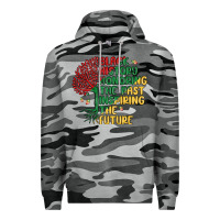 Slate Camo black history honoring the past inspiring the futu Premium Hoodie - MaliasSmallBusiness
