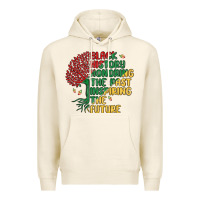 Tofu black history honoring the past inspiring the futu Premium Hoodie - MaliasSmallBusiness