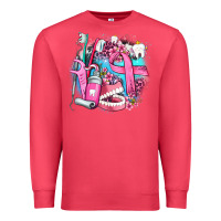 Cardinal dental elements and cancer with cowhide and leopard Premium Sweatshirt - AdoDesignShop