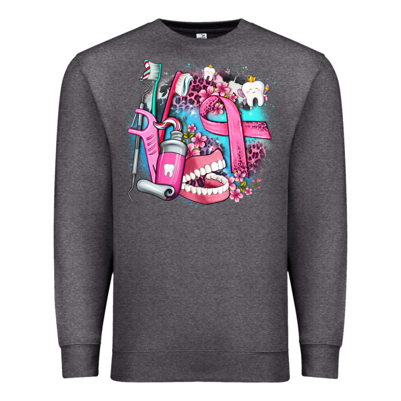 Dental Elements And Cancer With Cowhide And Leopard Premium Sweatshirt by AdoDesignShop | Teevron