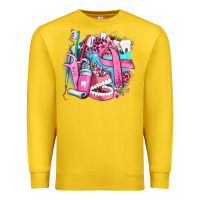 Lemon dental elements and cancer with cowhide and leopard Premium Sweatshirt - AdoDesignShop