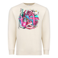 Sandshell dental elements and cancer with cowhide and leopard Premium Sweatshirt - AdoDesignShop
