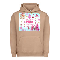 Pigment Burro dreaming of a pink christmas Urban Hoodie - MaliasSmallBusiness